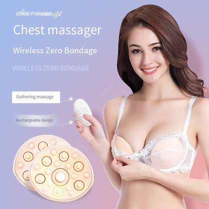 Tragbares Brustmassagegerät, elektrisches Instrument, verhindert ein Durchhängen der Brust, Brustvergrößerer, attraktiver Brustmassagegerät-Vibrator