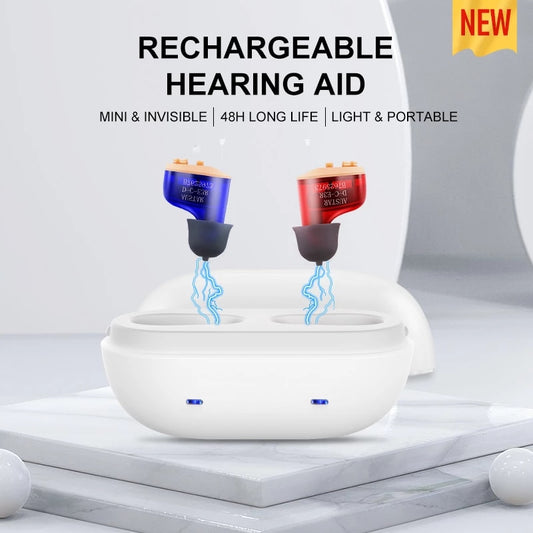 Hearing Aid Rechargeable Intelligent Hearing Aids Digital Sound Amplifier For Elderly Deafness Severe Loss Hearing Device audifo