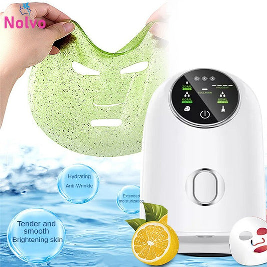 Multi Functional Beauty Facial Mask Maker Machine Kin Care Beauty  Acne Treatment Hydration Anti Aging With 32Pcs Collagen