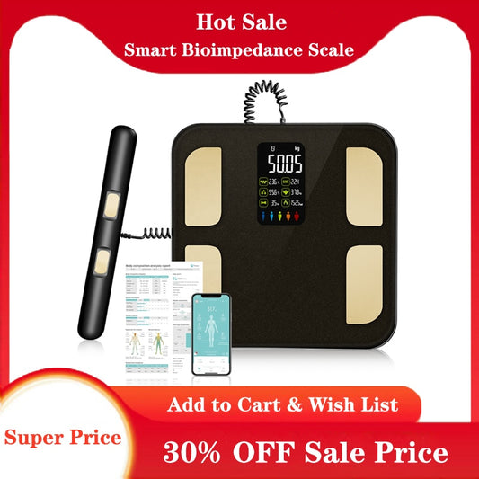 Smart Bioimpedance Scale 2023 New Smart Body Composition Scale Digital Scale Body Fat Weight Scale Balance Bioimpedance Scale