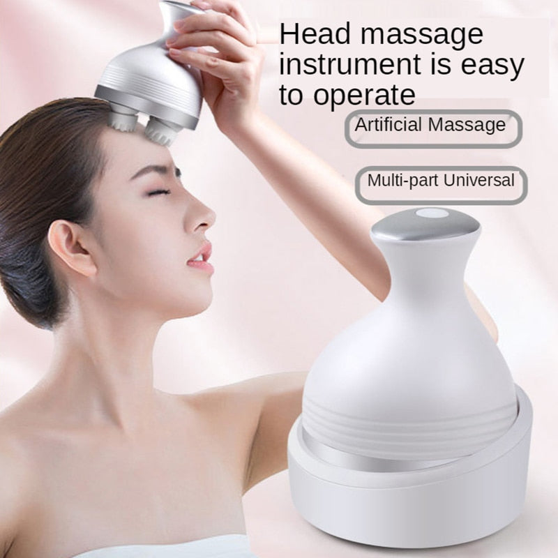 Head massage instrument is easy to operate Artificial Massage Multi-part