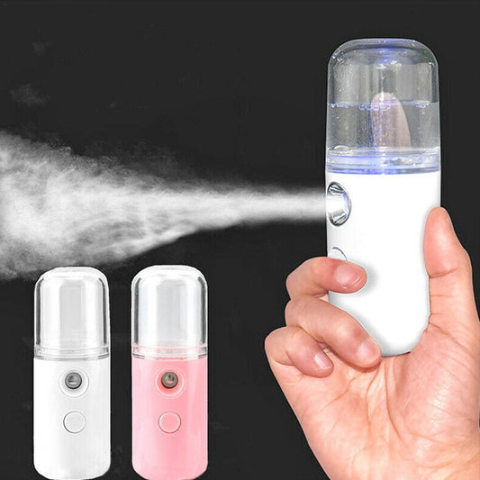 Nebulizer for Eyelashes Mini Face Steamer Nano Mister Sprayer Nebulizer Humidifier Mist Atomization Sprayer USB