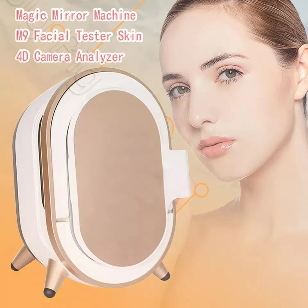 Coréia Sistema de análise de pele facial Magic Mirror Machine M9 Facial Tester Skin 4D Camera Analyzer Para vendedores de cuidados com a pele 2023