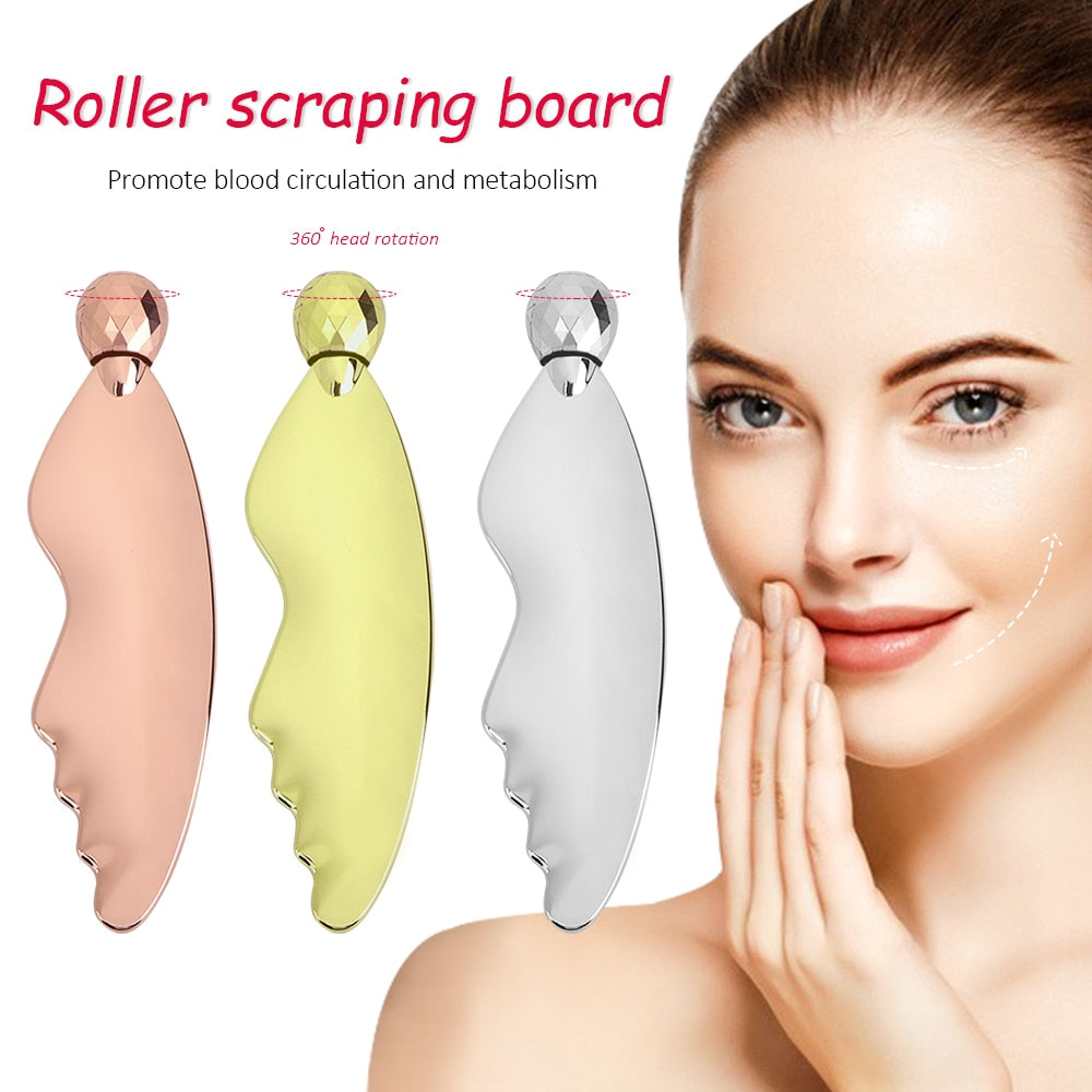 Roller scraping board Promote blood circulation and metabolism 360 head