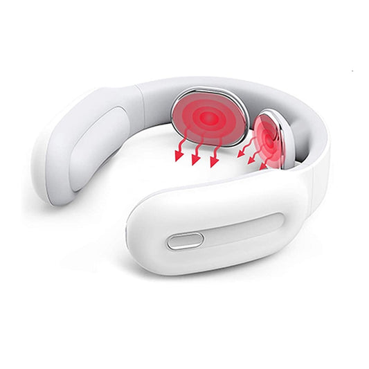 Neck Massager Wireless Heat Portable Of Kneading Pulse Shape Intelligent Smart Electric Neck Massager