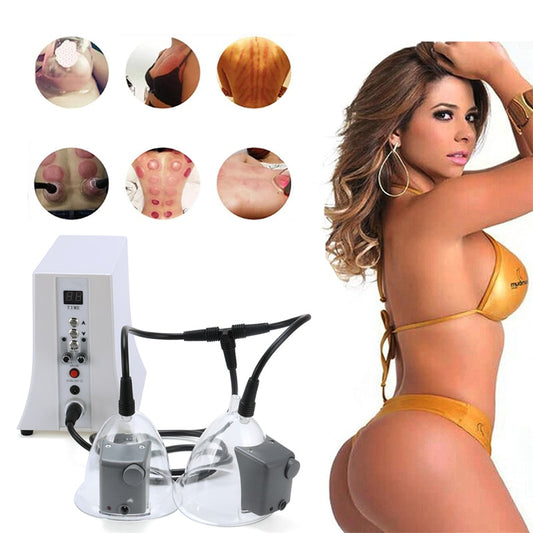 Pressotherapy Cavitation Vacuum Suction Cups Pump Therapy Butt Lifting Buttocks And Breast Enlargement Massager Machine