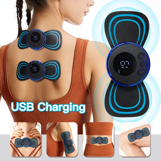 Masseur rechargeable pour le cou Massage électrique du cou EMS Patch de massage de la vertèbre cervicale pour le soulagement de la douleur musculaire, livraison directe de soutien