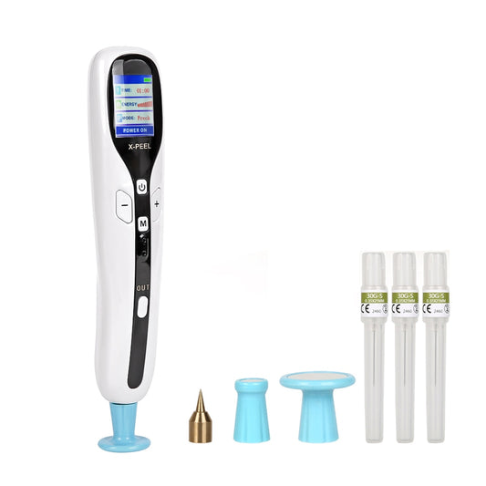 Professional 2 in 1 Ozone Plasma Pen LCD eyelid lifting Freckle Mole Dark Spot Wart Remover Machine Tattoo Remaval Tool