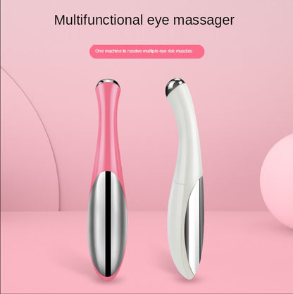 Mini massageador para os olhos microcorrente para remoção de rugas nos olhos antienvelhecimento massageador vibratório bastão mágico para cuidados com a pele dos olhos instrumento de beleza