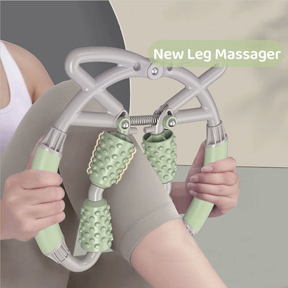 Nouveau masseur de jambes multifonctionnel Massage du cou et de la taille Relaxation musculaire soulagement de la Fatigue élasticité réglable anneau masseur