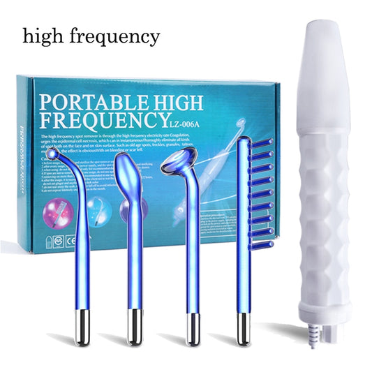 High Frequency Facial Machine Electrotherapy Wand FUSION Neon + Argon Wands Remove wrinkles Inflammation Acne Skin Care