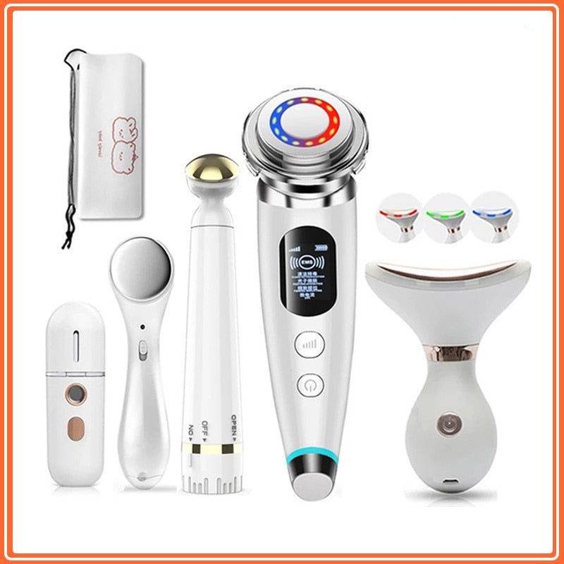 EMS Skin Tightening Rejuvenation Device Radio Frequency Eye Lifting Machine Facial Neck Slimmer Massager Machine Wrinkle Removal