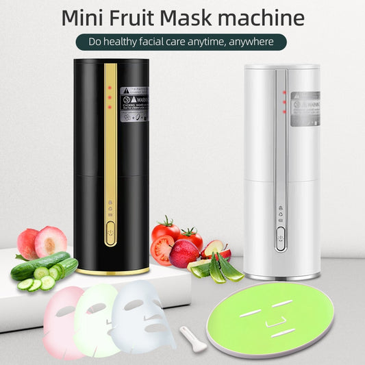 Mini Fruit Mask Machine DIY Fruit Vegetable Face Mask Maker Facial Care Beauty Machine Natural Collagen Cream Making Mask Kit