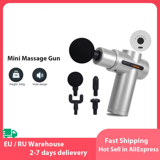 Massage Gun 32 Speed Deep Tissue Percussion Muscle Massager Fascial Gun For Pain Relief Body And Neck Vibrator Fitness