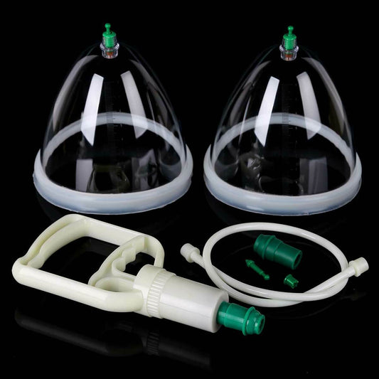 Breast &amp; Buttocks Enlargement Massager Pump Suction Machine Vacuum Therapy Butt Enhancement Massage Device Cupping Cups Lifting