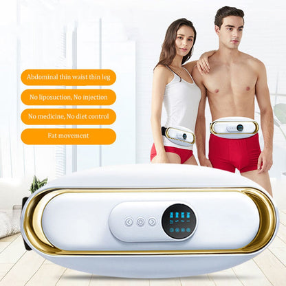 Electric Thin Belt Slimming Machine EMS Losing Weight Belly Cellulite Fat Burning Abdominal Muscle Trainer Fitness Body Massager