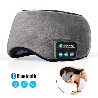 Bluetooth Sleeping Headphones Eye Mask Sleep Headphones Bluetooth Headband Soft Elastic Comfortable Wireless Music Earphones