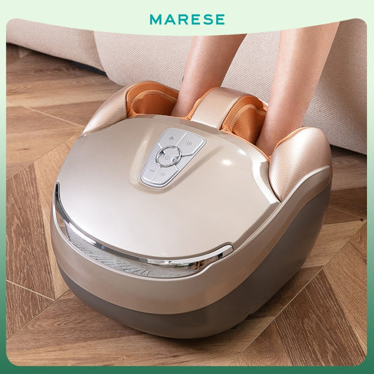 MARESE M7 PLUS Luxurious Foot Massager Machine Tapping Vibration Rolling Keading Air Compreesion Massage With Heat Health Care