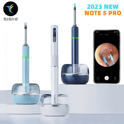 Bebird Note5 Pro Ear Cleaner Smart Visual Ear Sticks Endoscope Tweezers Wax Earpick Mini Camera Otoscope Personal Health Care