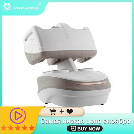 Massageador ideal para massagem de perna inteira de 2 pés, prensa de ondas de ar com aquecimento, infravermelho distante, pés, panturrilha, coxas, braços, unidade superior removível