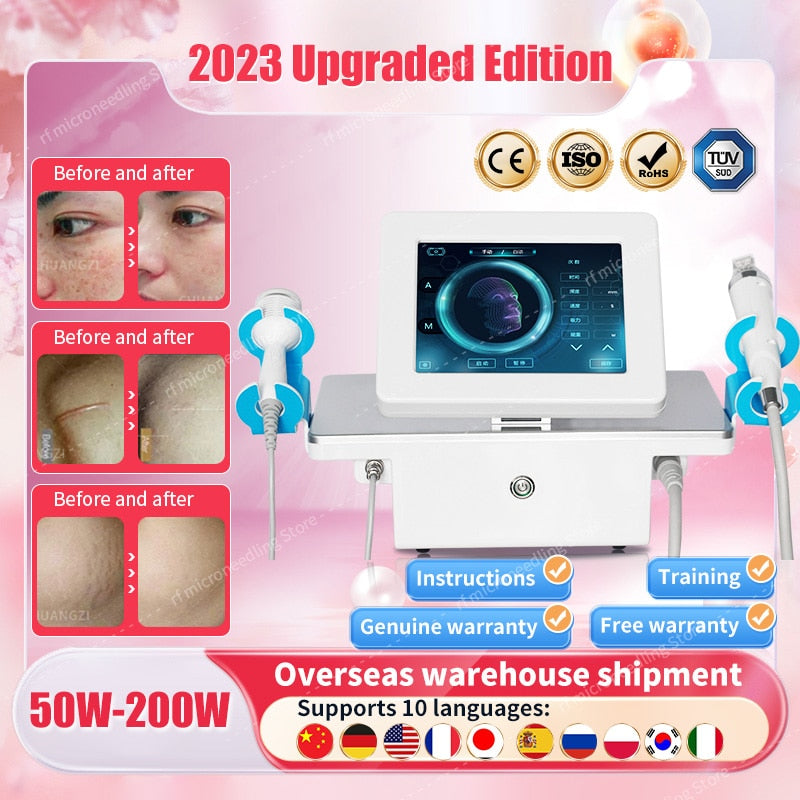 most advanced fractional rf microneedle machine/ rf microneedle radio frequency most popular face lifting rf micro needle