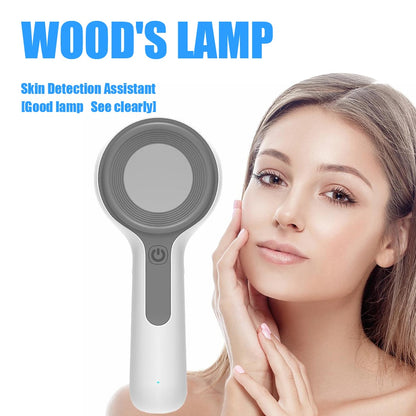 Lâmpada Uv Wood Testador de pele Medical Wood's Lamp Dermatoscopia Analisador de pele Medical Woods Lamp Análise de pele