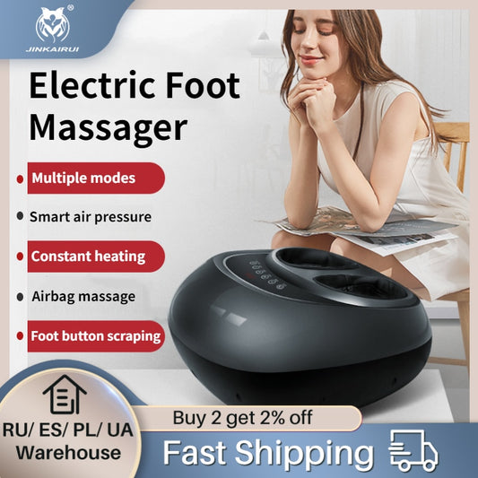 JINICAIRUI Electric Foot Massager Multiple modes Smart air pressure