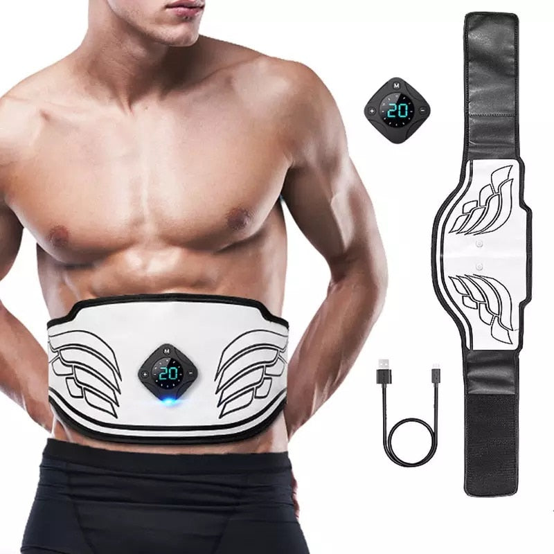 EMS Muscle Stimulator Massage ABS Abdominal Trainer For Body Shaper Fitness Weight Loss Fat Burning