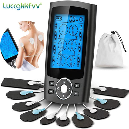 Tens Muscle Stimulator 36-Mode Electric EMS Acupuncture Body Massage Digital Therapy Slimming Machine Electrostimulator