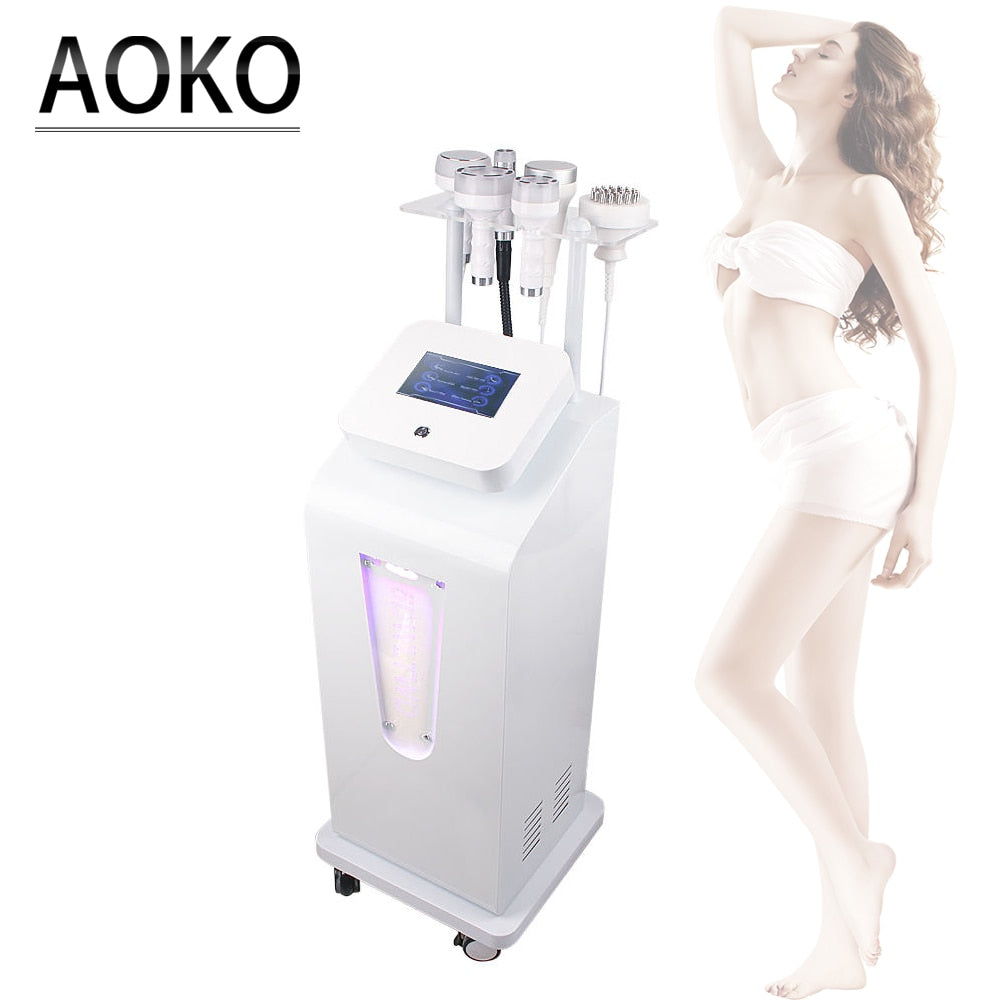 AOKO  WL-12Cavitation Ultrasonic 120K Vacuum Slimming Body Massage Fat Burning Cellulite Removal Blasting Multi-function machine