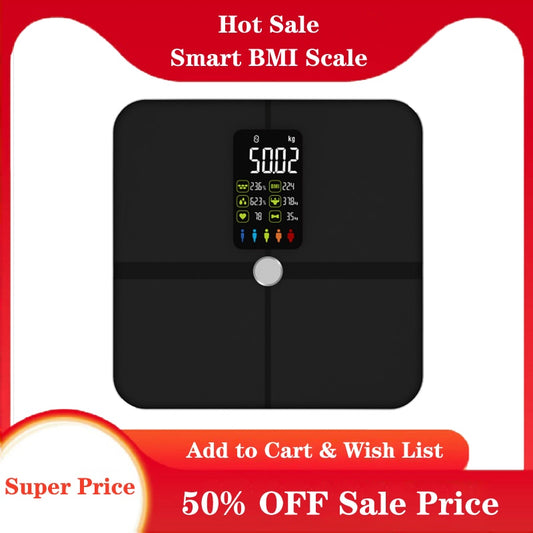 Smart BMI Scale Smart Digital Body Weighing Scale Body Fat Scale Body Composition Analyzer Weighing Scale Bathroom Weight Scale