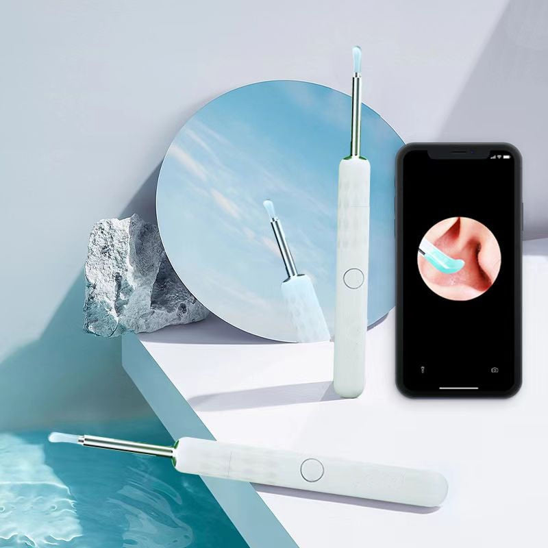 R3 R1 Smart Visual Ear Sticks Otoscópio 300 W Endoscópio Ferramenta de Remoção de Cera Mini Camera Care Cleaner R3 Projetado por Bebird