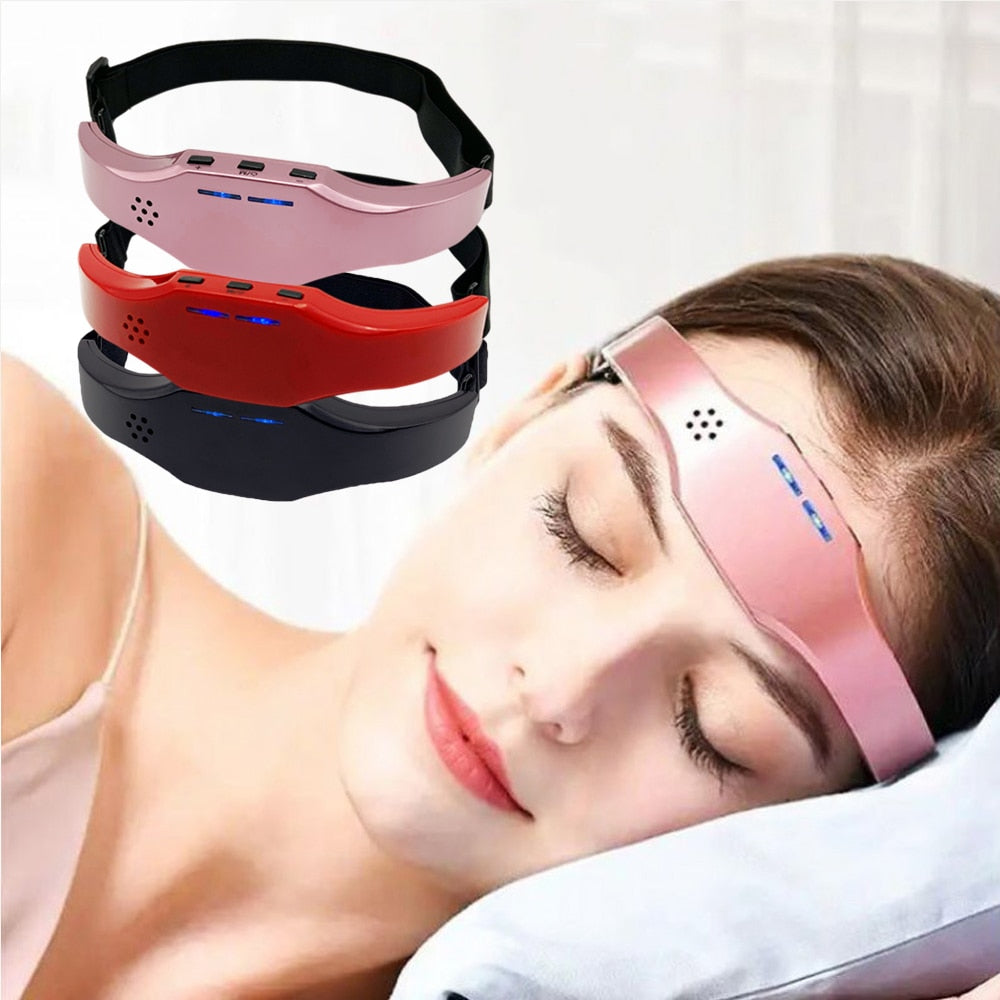 Head Massager Electric Headache And Migraine Relief Physiotherapy Antiestres Insomnia Relax Therapy Sleep Monitor Health Care