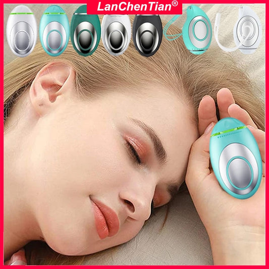 Hand Held Sleeping Healthy Pulse Stimulation Anxiety Relief Neuro Sleep Nerves Insomnia Soothe Device USB Smart Sleep Instrument