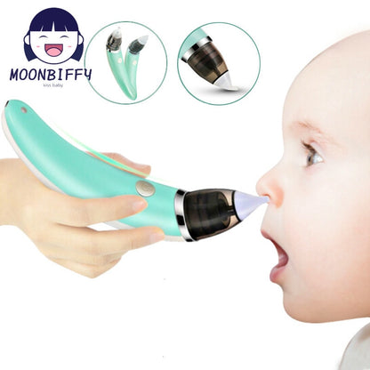 Electric Baby Nasal Aspirator Electric Nose Cleaner Sniffling Equipment Safe Hygienic Nose Snot Cleaner For Newborns Boy Girls