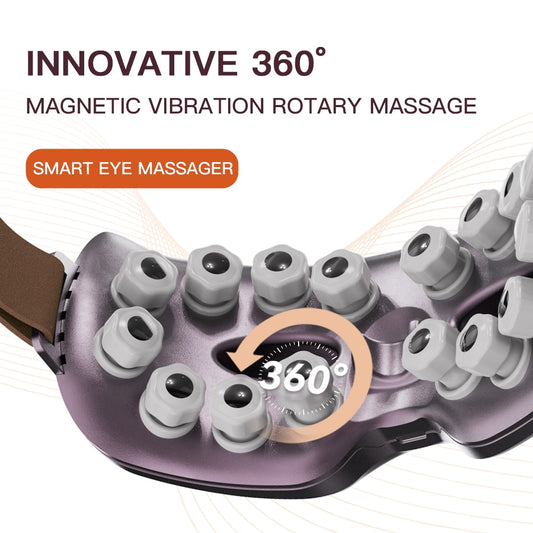 Terapia magnética Massageador de olhos Bluetooth Óculos de massagem nos olhos Relaxe Acupressão Alívio Olhos Fadiga Círculos escuros Instrumento para cuidados com os olhos