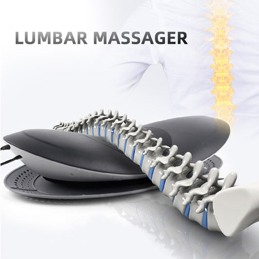 Intelligent Hot Compress Lumbar Massager Spectrum Therapy Waist Massager Relieve Lumbar Spine Stiffness Reduce Pain Relax Muscle