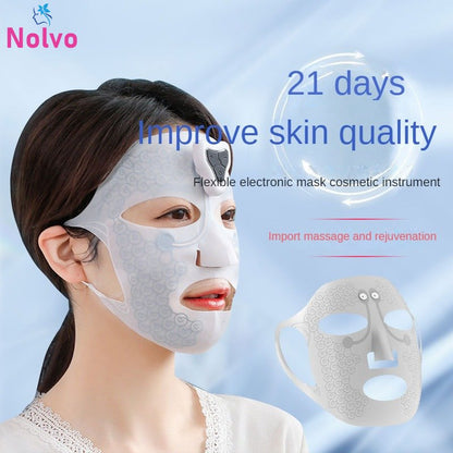 Multi Function Electronic Facial Mask Micro Current Tighten Beauty Hydration Low Frequency Skin Tightening Face Mask Care Tools