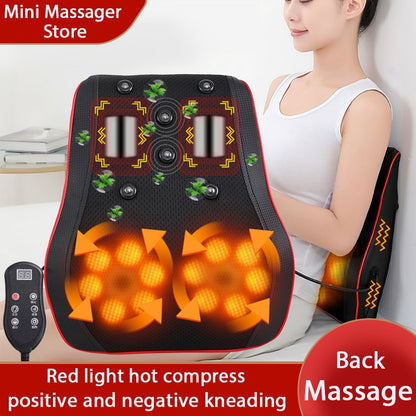 Massageador de Cintura Massageador Portátil para Carro Massageador de Relaxamento Muscular Massagem de Aquecimento Massagem de Pescoço Massagem de Relaxamento Corporal