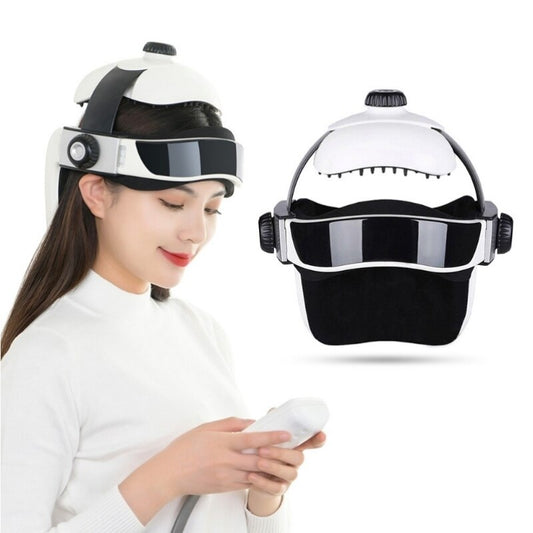 Electric Head Massage Helmet Air Pressure Vibration Therapy Massager