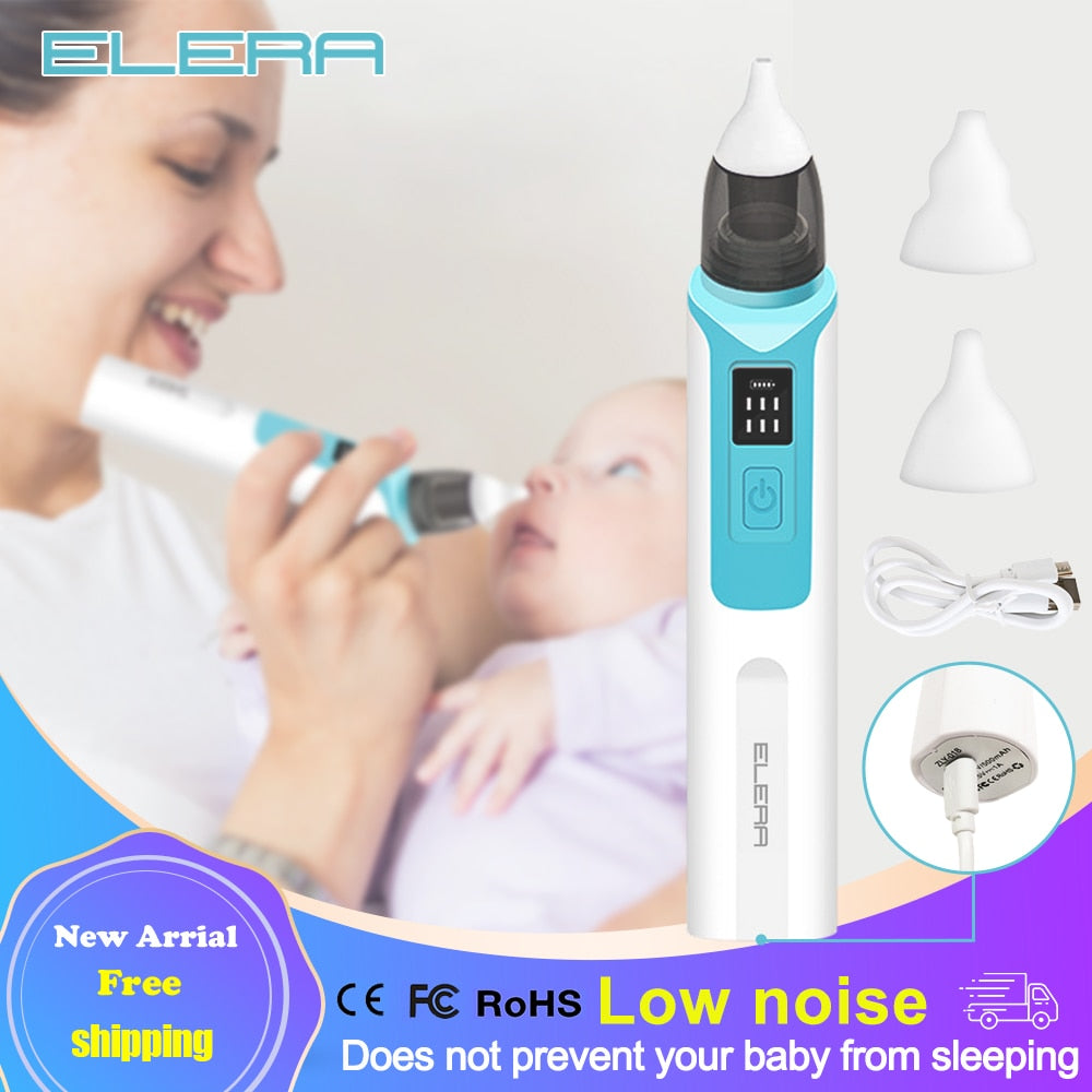 Novo aspirador nasal recarregável para bebês, silicone, sucção ajustável, aspirador nasal elétrico para crianças, saúde, segurança, baixo ruído conveniente