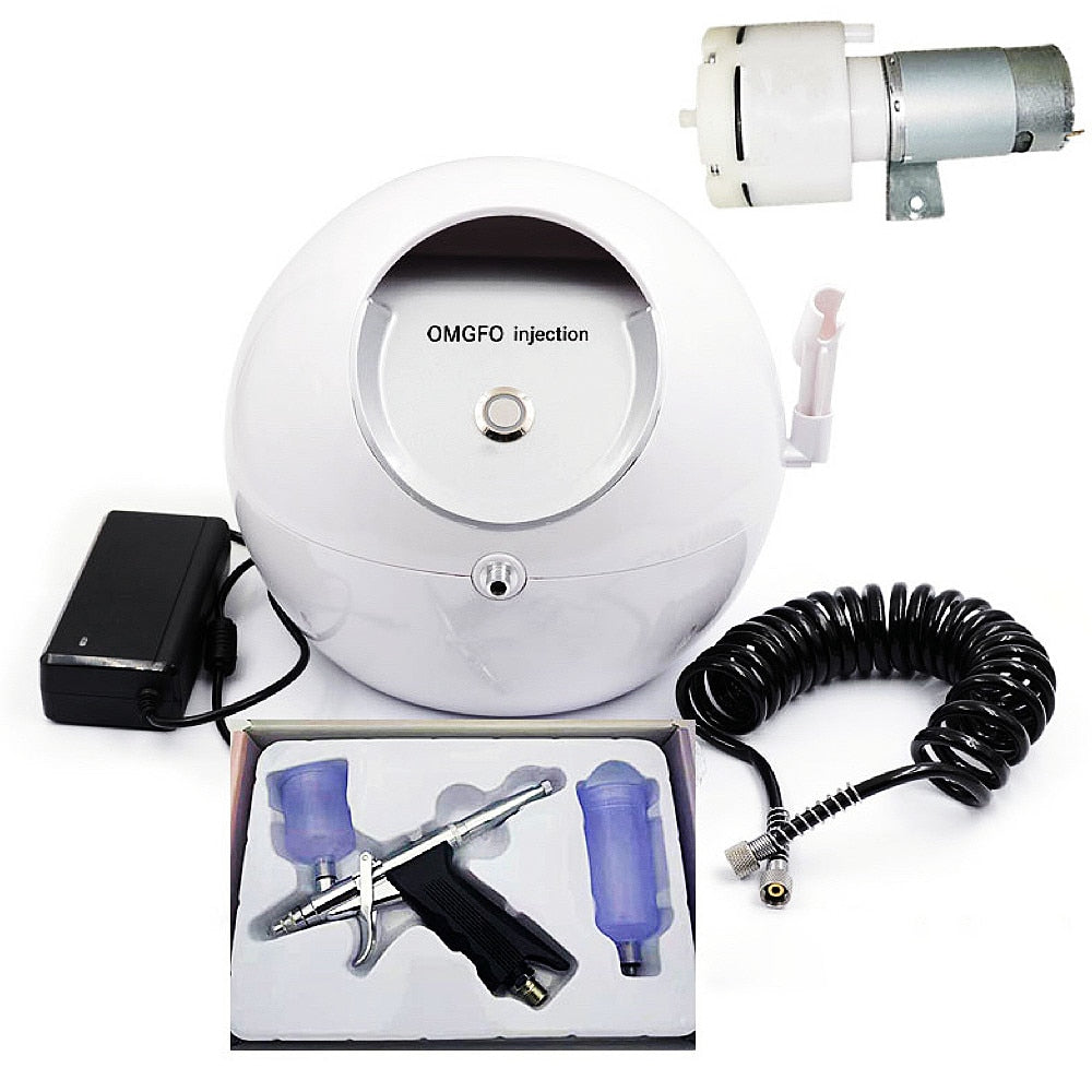 Face Care Oxygen Spraye Water Oxygen Jet Peeling Skin Care Acne Treatment Facial Rejuvenation Skin Moisturizing Machine Dual pum