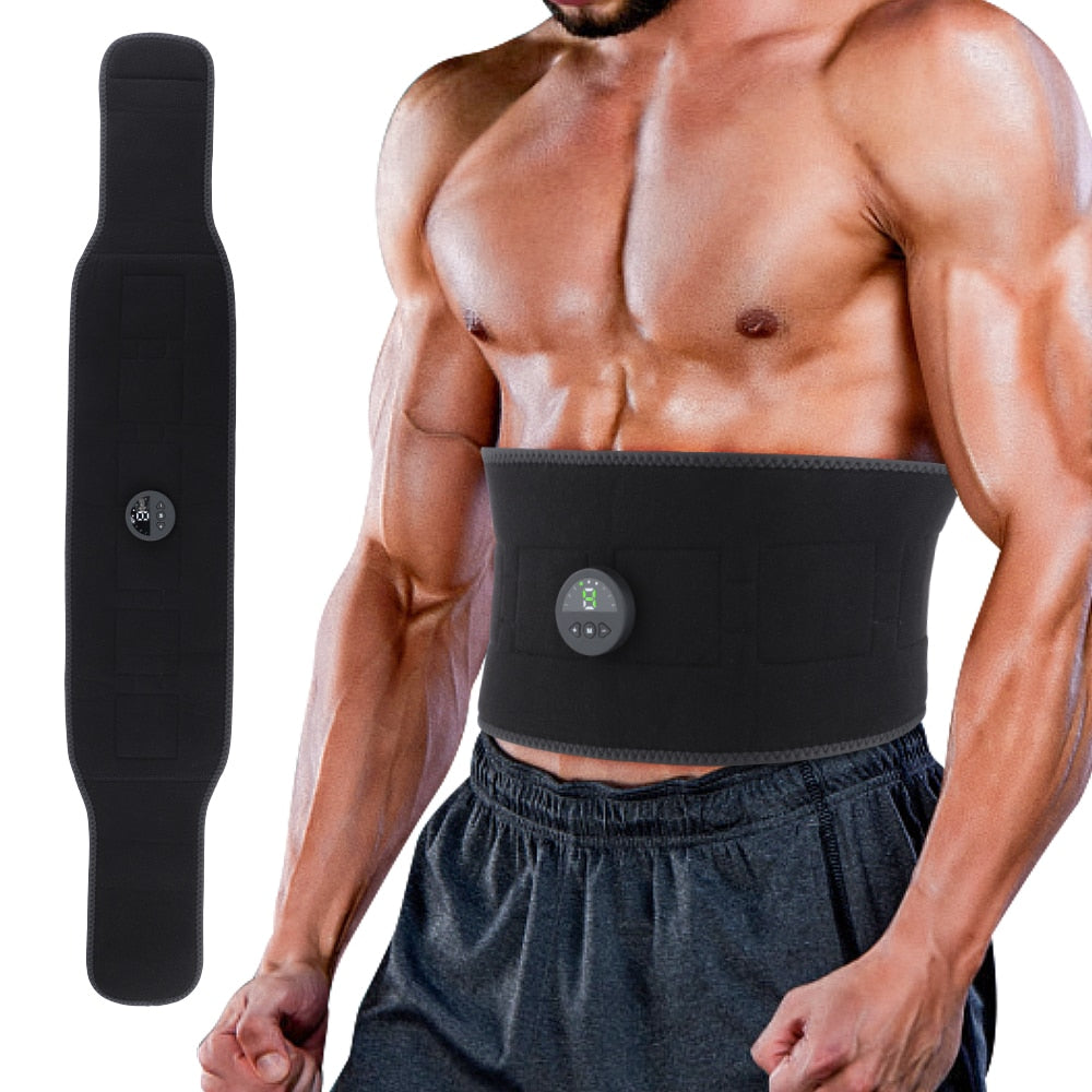 Electric Slimming Belt Waist Massage EMS Fitness Muscle Stimulator Lose Weight Fitness Vibrating Massager Fat Burning Trainer