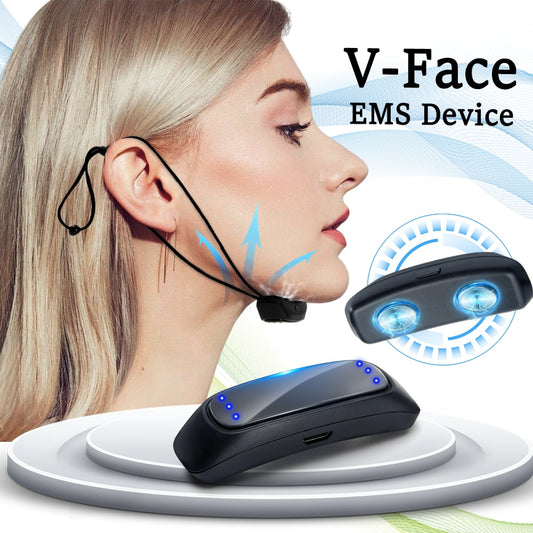 V-Face Beauty Device EMS Face Lifter Smart Electric V-Line Up Face Lifting Belt Removing Double Chin Massager for Face Shaper