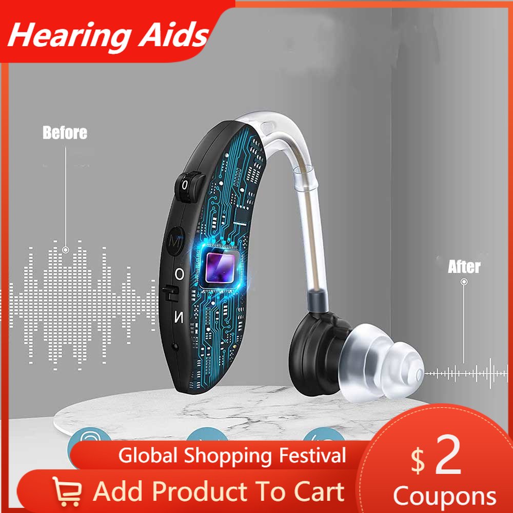 Invisible Chargeable Hearing Aid Amplifiers Mild Severe Hearing Impairment Hearing Aids Audifonos Sound Devices For Both Ears