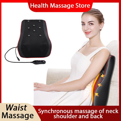 Massageador de Cintura Massageador Portátil para Carro Massageador de Relaxamento Muscular Massagem de Aquecimento Massagem de Pescoço Massagem de Relaxamento Corporal