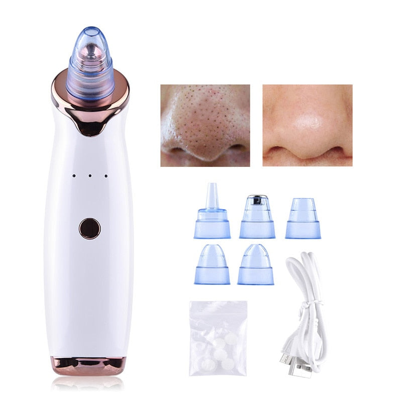 Blackhead Remover Pore Acne Pimple Removal Face T Zone Nose Water Bubble Cleaner Vacuum Suction Facial Diamond Steamer Oil Dirty