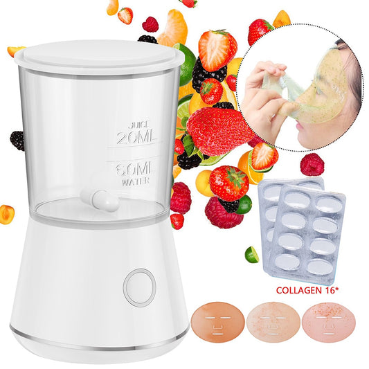 LeSen Mini Face Mask Maker DIY Facial Mask Beauty Machine Automatic Face Mask Natural Collagen Fruit Face Mask Maker Kit