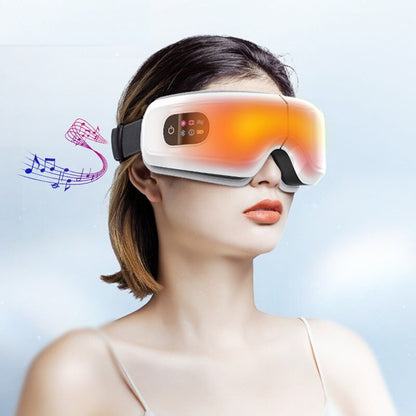 Eye Massager Heating Eyes Mask With Music Airbag Massage For Migraines, Dry Eye, Eye Strain, Dark Circles Relief Improve Sleep