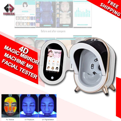 Espelho Mágico Facial Skin Analyzer Machine Face 3D AI Recognition Scanner Detector Moisture Tester Skin Testing Beauty Equipment